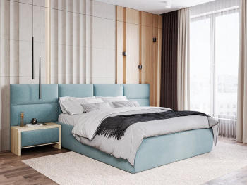Кровать Сицилия бирюзовая 160х200