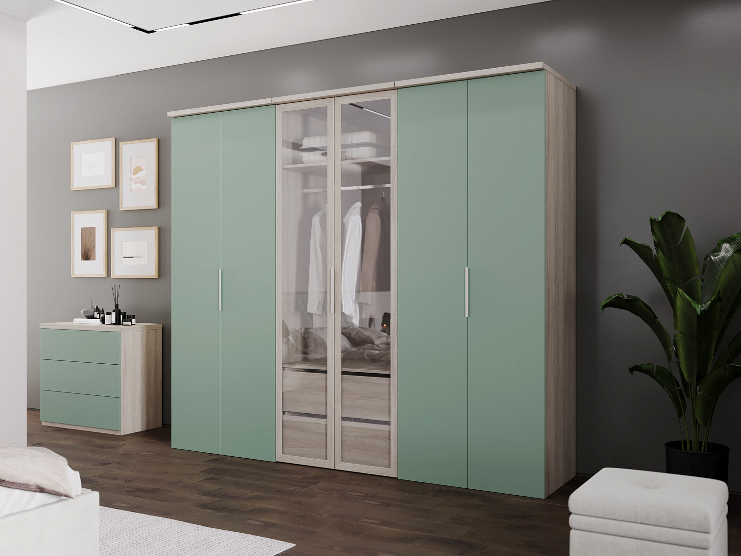 Новинка – мятные фасады