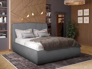 Кровать Бриона серая 160х200 Кровать Бриона серая 160х200