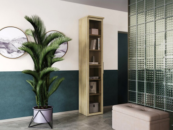 Шкаф Пенал 45х45х236 с полками (Дуб сонома, Дуб сонома ЛДСП) Шкаф Пенал 45х45х236 с полками (Дуб сонома, Дуб сонома ЛДСП)