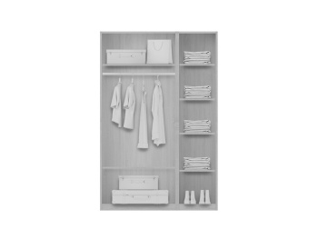 Штанга 100 см + полки 50см Штанга + полки