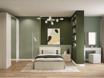 Кровать Сунна с подъёмным механизмом белая 120х200