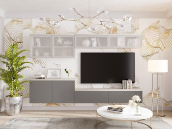 Гостиная Вента 300х35 подвесная