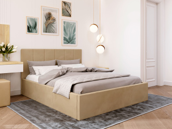 Кровать Йога кофейная 140х200