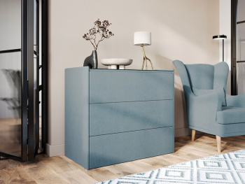 Комод Оливер 92х49х81 Голубой